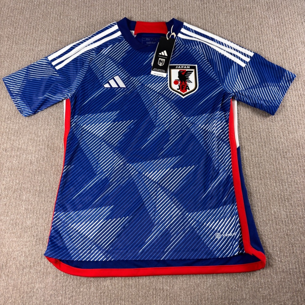 Adidas Blue Japan World Cup 2022 Home Jersey Youth Size Large NWT